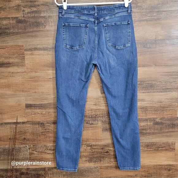 Madison Jeans 14 Astor Mid Rise Skinny Ankle Medium Wash Stretch Denim - Picture 2 of 9